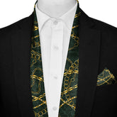LOOP CHAIN MEN SCARF AND POCKET SQUARE SET – PREMIUM COLLECTION